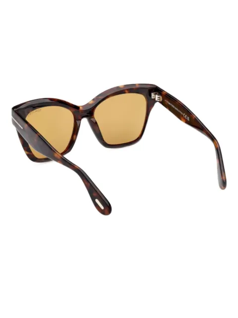 TOM FORD Eyewear cat-eye frame sunglasses Brown FT1217