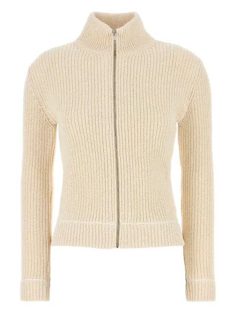 MM6 Maison Margiela zip-up cardigan Neutrals S62AN0142M13124