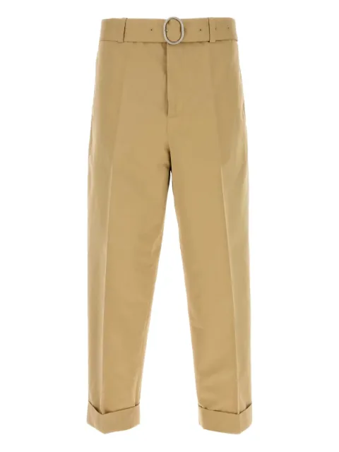 Jil Sander belted chinos Neutrals J22KA0286J45266