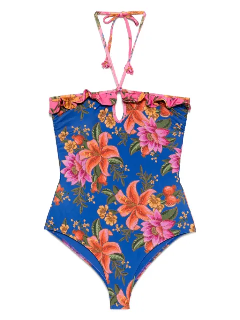 FARM Rio Summer Fruit one-piece Blue 329314