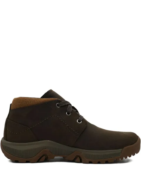 Merrell lace-up leather trainers Brown J16691