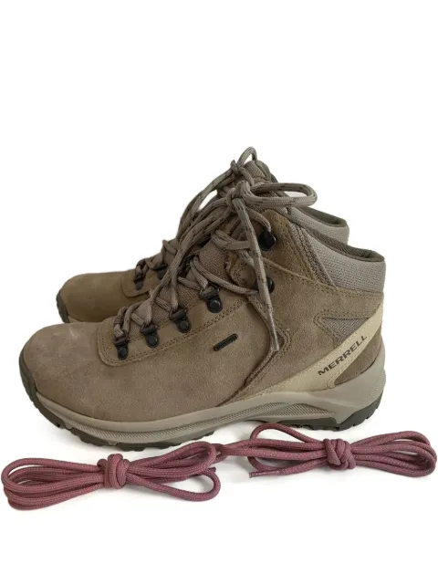 Merrell lace-up suede trainers Brown J034248