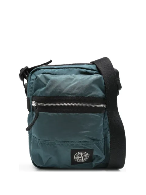 Stone Island Compass-patch messenger bag Blue K2S159200015S0251