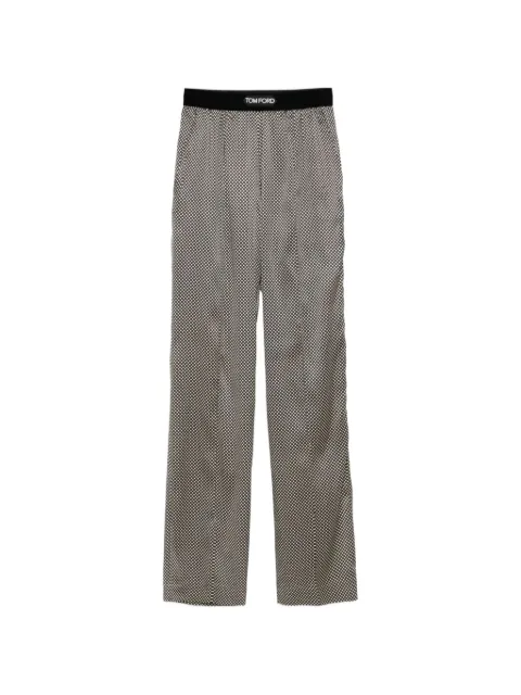 TOM FORD polka dot pajama pants Neutrals PAW397FAP236
