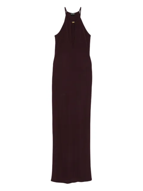 TOM FORD halterneck gown Purple ABJ873JEX167