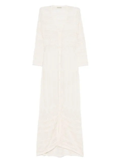 Faliero Sarti Lorenza cardi-coat White E255015