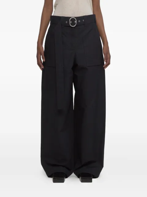 Jil Sander belted pocket trousers Black J40KA0244J45039