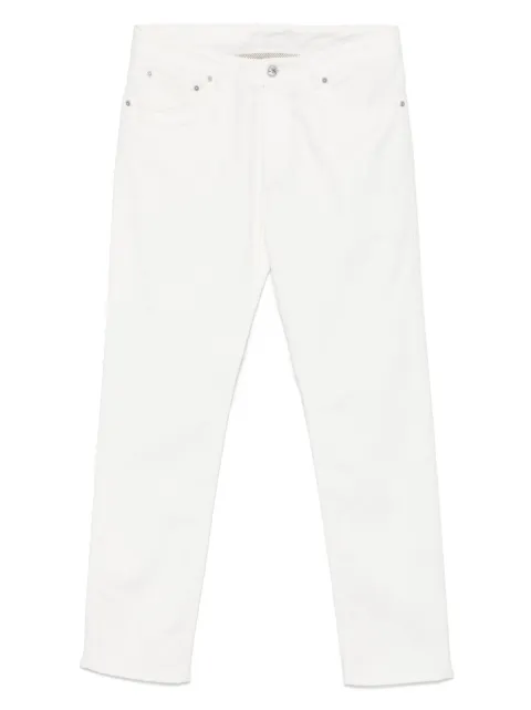 ETRO paisley-jacquard jeans White MRNB000499TJ566