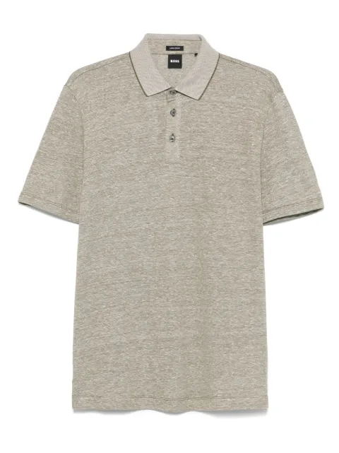 BOSS mélange polo shirt Brown 50537501