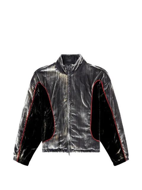 Diesel G-Riffin zip-up puffer jacket Silver A193850AJFR