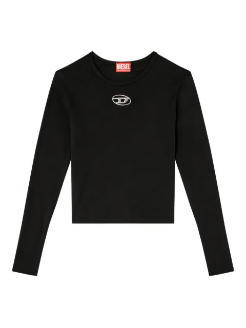 Diesel T-Uncutie cut-out detail long-sleeve top Black A194380CLBR