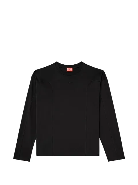 Diesel T-Boxt-LS-Int panelled long-sleeves T-shirt Black A194440AIJU