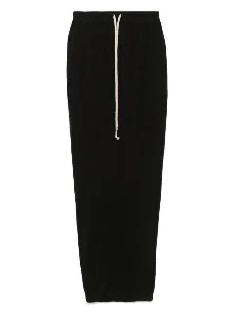 Rick Owens DRKSHDW Pillar maxi skirt Black DU01E3385BHDB
