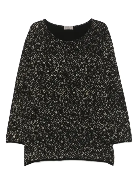 Yohji Yamamoto floral-print T-shirt Black HBT63977