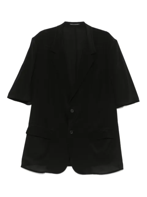Yohji Yamamoto silk blazer Black HPJ34502