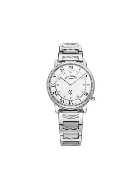 Charriol Celtic Legacy steel-bracelet 40mm White CL40S930006
