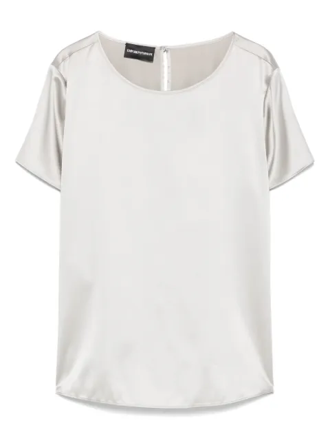 Emporio Armani satin top Neutrals 8N2K152NXXZ