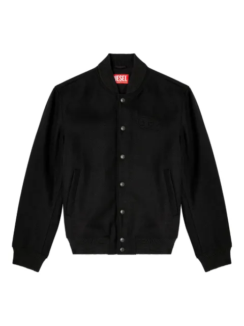 Diesel J-Arry embroidered-logo bomber jacket Black A195820PJBI