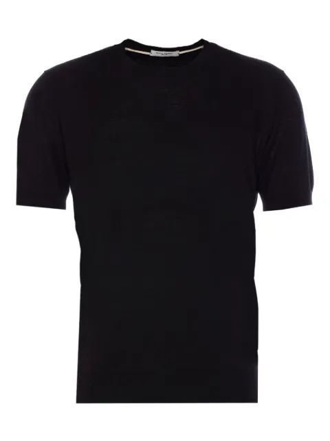 Paolo Pecora silk-blend T-shirt Black A010F2009000