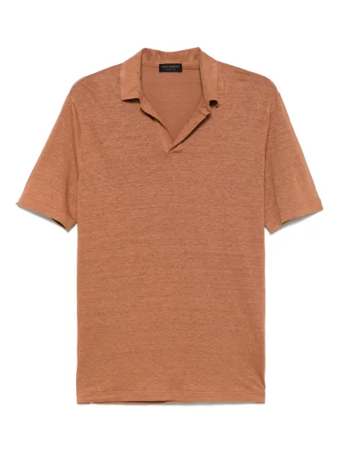 Dell'oglio slub T-shirt Brown PLMCSKITJERLIN
