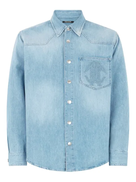 Roberto Cavalli denim shirt Blue URJ728DL006
