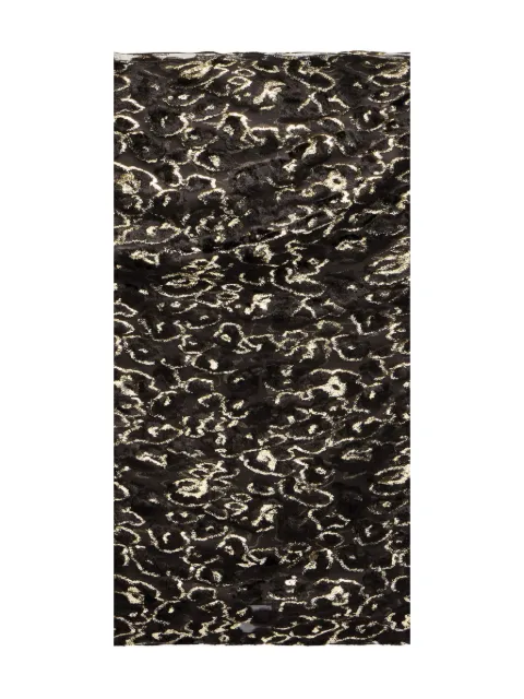 Roberto Cavalli silk scarf Black UALR03IR103
