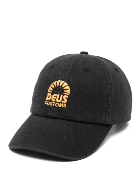 Deus Ex Machina logo-embroidered baseball cap Black DMP257175