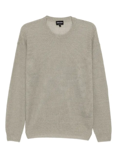 Giorgio Armani knitted T-shirt Neutrals GM001540AF4540U8049