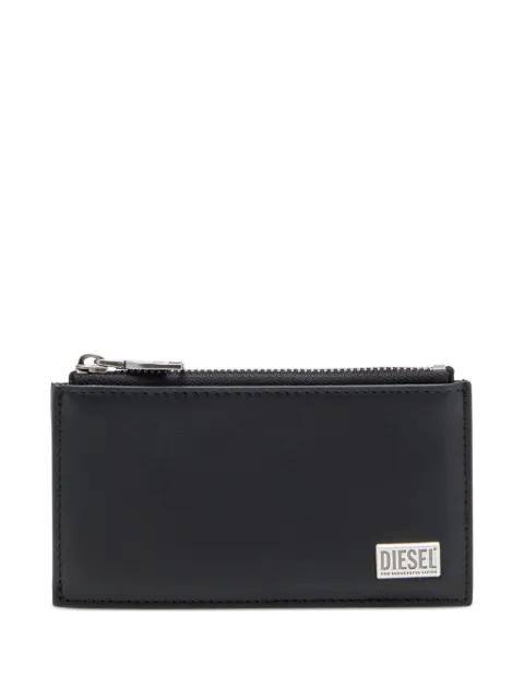Diesel Biscotto III logo-plaque cardholder Black X10421PR227