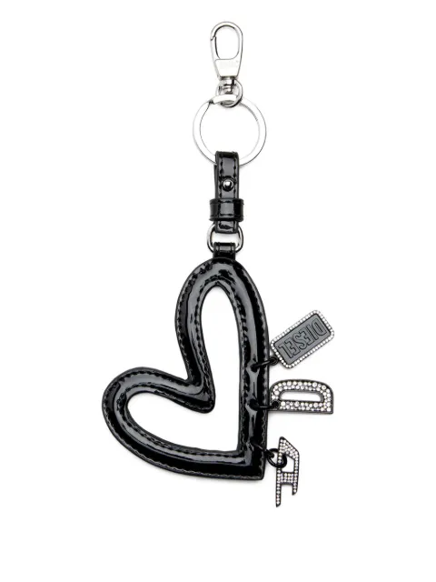 Diesel heart-shaped keychain Black X10419P6255