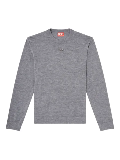 Diesel K-Valiam long-sleeves logo sweater Grey A174420DCCH
