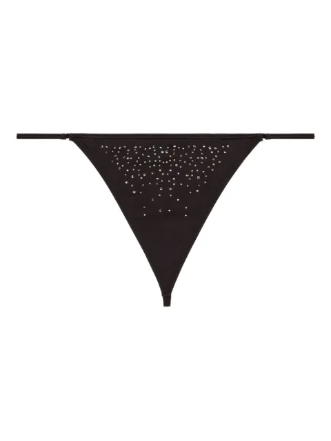 Diesel D-String-Dnm thong Black A175670DLBC