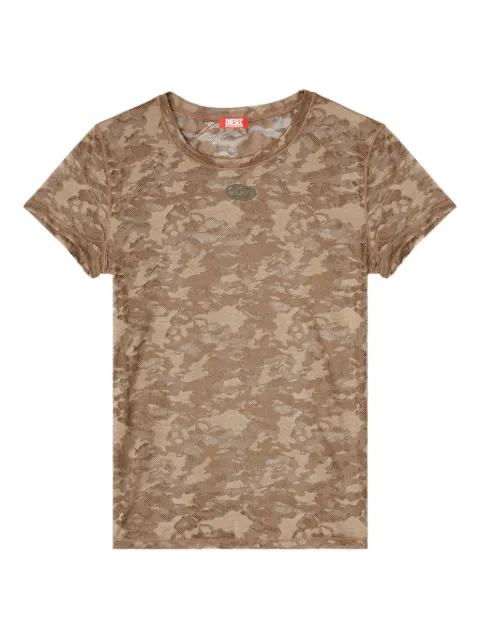 Diesel Kasia-Ult camouflage print t-shirt Neutrals A183150DRAK