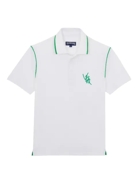 Vilebrequin piqué polo shirt White PHRCN140