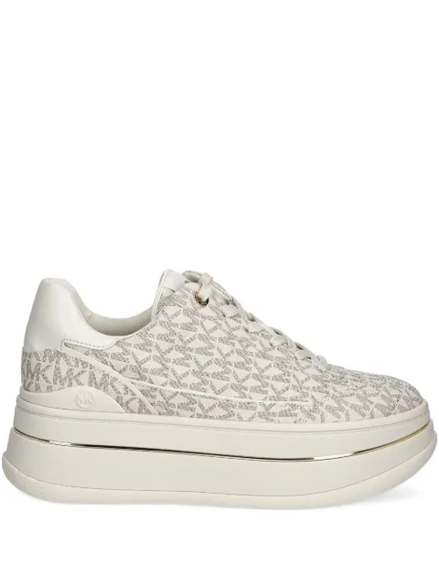 Michael Michael Kors monogram-pattern sneakers White 43S5HYFS2B