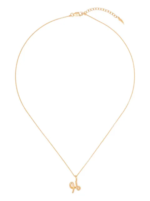 Missoma molten initial necklace Gold INLGN3NSH