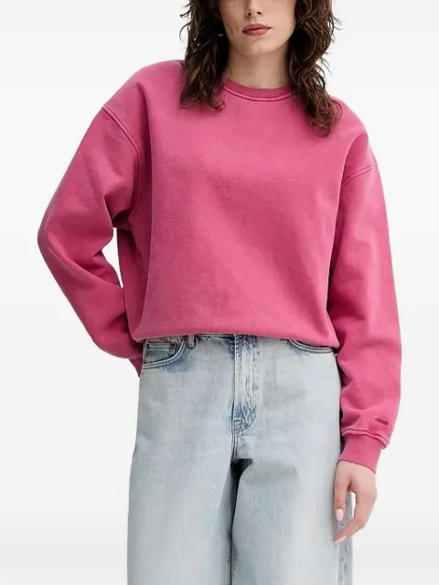 SAMSOE SAMSOE crew-neck sweatshirt Pink F25100113