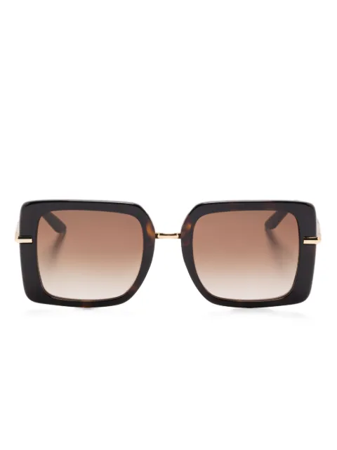 Dolce & Gabbana Eyewear tortoiseshell-effect square-frame sunglasses Brown DG4491