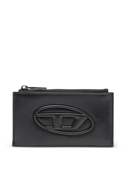 Diesel 1DR logo-plaque cardholder Black X10290PR818