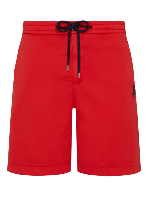 Vilebrequin Turtle-embroidered shorts Red LVTC9M10