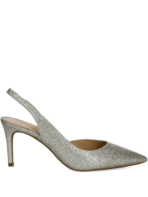 Michael Michael Kors 75mm glitter-detailing pumps Silver 40S5HNMP2M