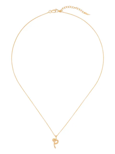 Missoma molten initial necklace Gold INLGN3NSP
