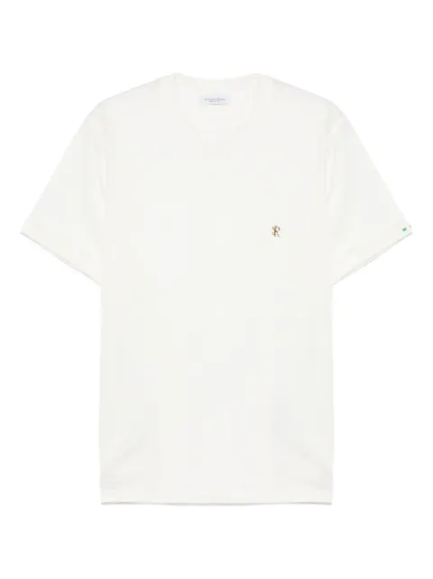 Stefano Ricci logo-plaque T-shirt White MNH5103900TE0001