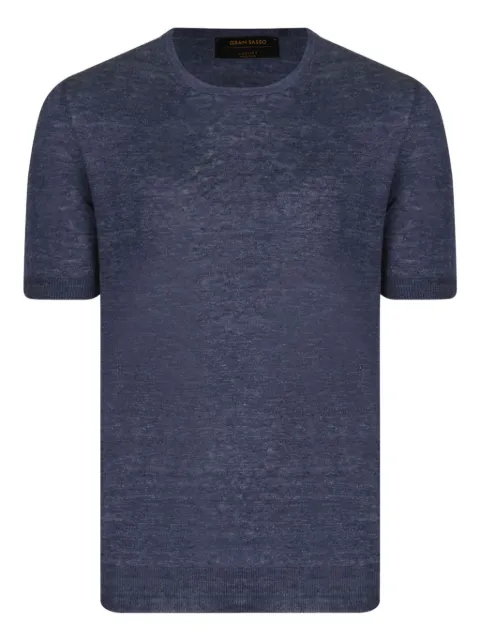 Gran Sasso linen T-shirt Blue 5717724801
