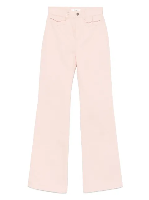Chloé flared jeans Pink CH25UDP03252