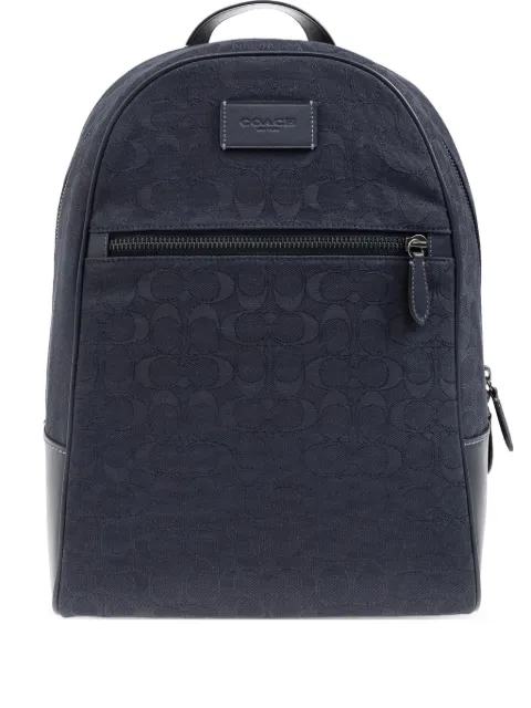 Coach Theo monogrammed backpack Blue CAK98