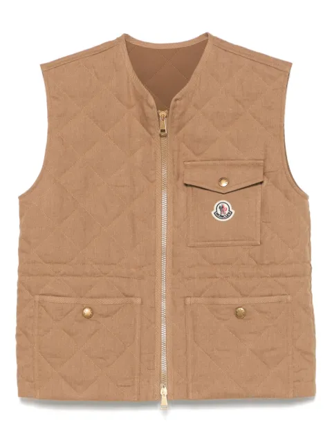 Moncler Vigny gilet Brown K10931A00100788PY