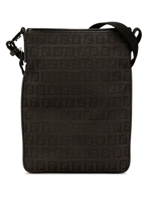 Fendi Pre-Owned 2000-2010 Zucchino Canvas crossbody bag Black LR61A4N5EXTD9L8D