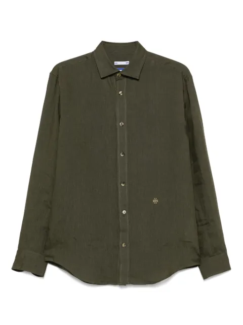 Jacob Cohën linen shirt Green JUMC0011007T749ARW