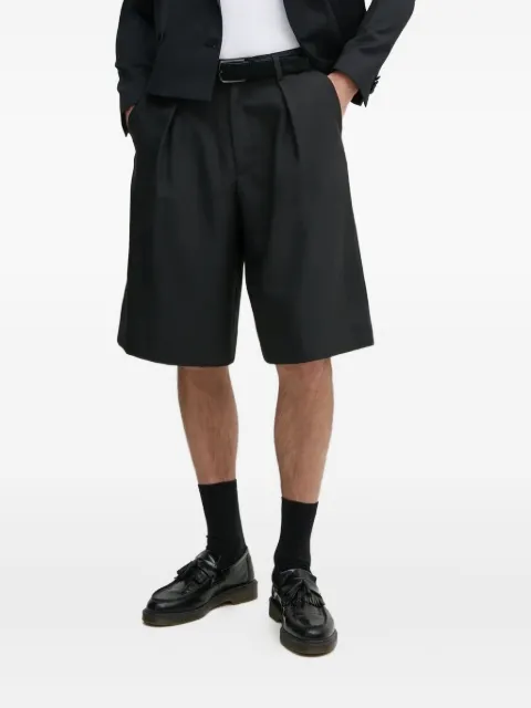 Versace Jeans Couture pleated shorts Black 78GAD118N0441